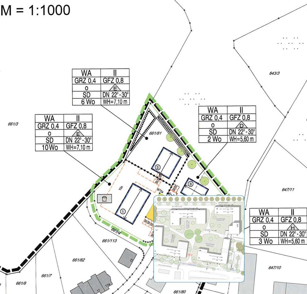 Neubau einer Wohnanlage